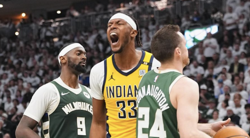 Serie empatada, Los Bucks de Antetokounmpo perdieron frente a Pacers