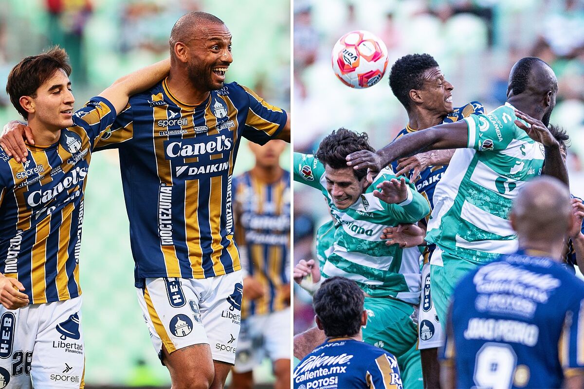 La Fuerza del Atlético San Luis: Joao Pedro Encabeza la Ruta al Éxito con un Doblete que Deja Sin Palabras a Santos Laguna.