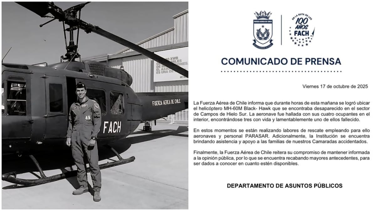 Tragedia en la Patagonia: Piloto chileno pierde la vida en catástrofica colisión de helicóptero en los Campos de Hielo Sur