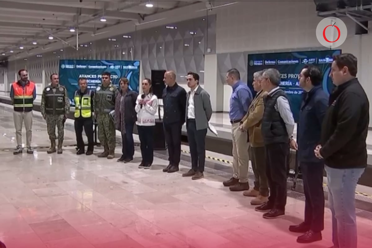 La presidenta Claudia Sheinbaum anuncia que el tren Lechería-AIFA estará listo en el primer trimestre de 2026